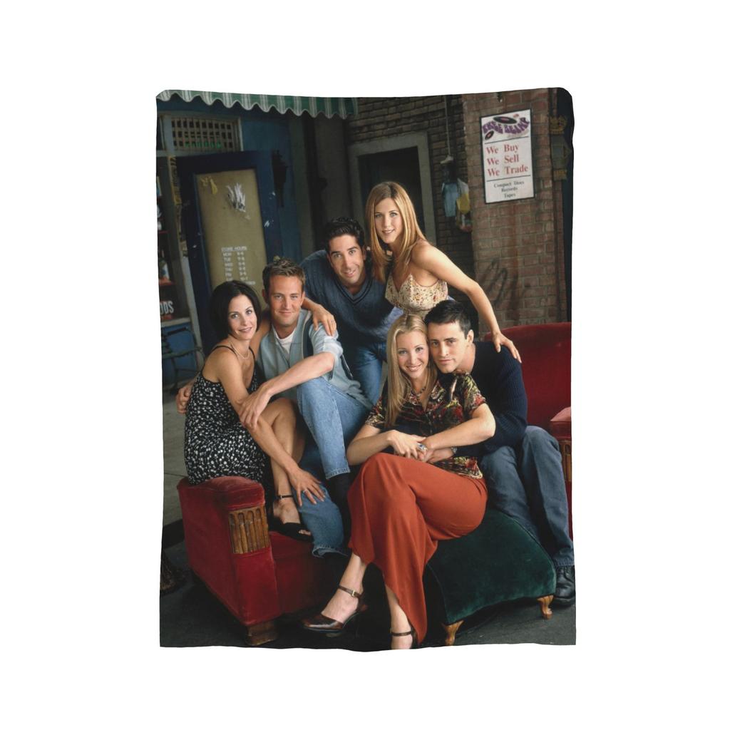 Friends Tv Show Blanket Fleece Autumn/Winter  Portable Super Soft Throw Blankets for Bedding Office Quilt