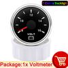 52mm Voltmeter 8-16V Volts for Caravan Marine Boat Motorcycle Car Voltage Indicator Volt Meter Gauge 7 Colors Backlight 12V