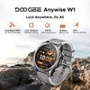 DOOGEE Anywise W1 Smart Watch, AI, 5ATM Water Resistant GPS Fitness Tracker, 1.43" AMOLED Screen, 12 Days Battery, for Android and iPhone