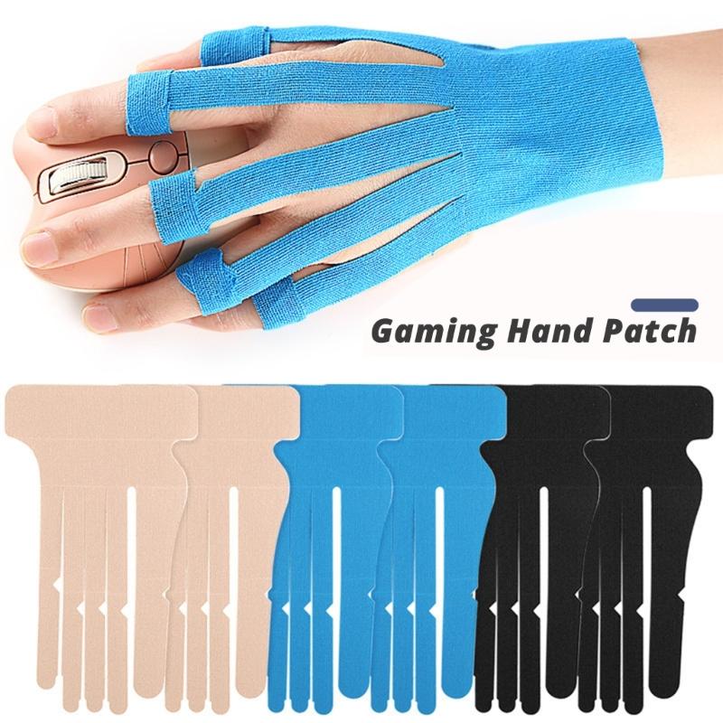 Pre Cut Kinesiology Tape for Carpal Tunnel & Support Elastic Sports Activities Tapes Athletic Tape Wrist Finger Tape