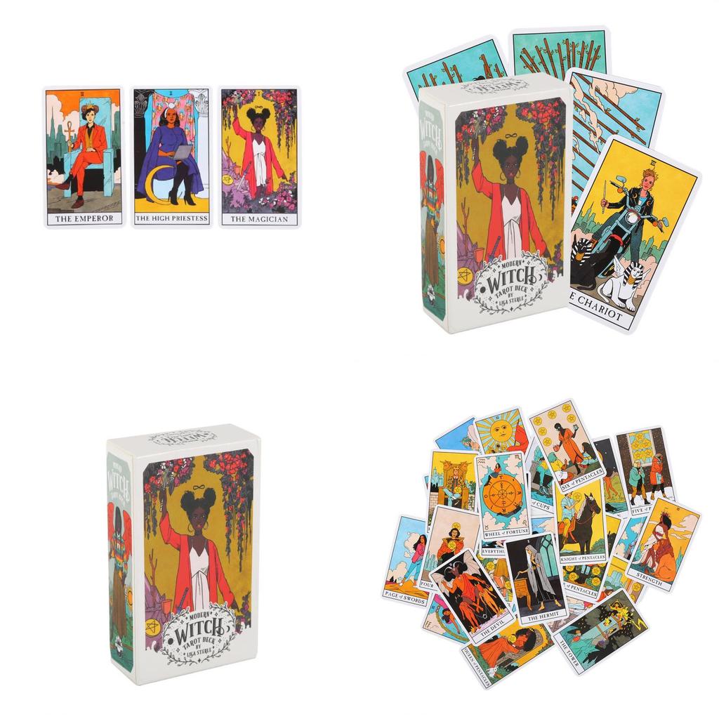 Modern Witch Tarot Deck By Lisa Sterle Unique Tarot Cards Featuring Captivating Artwork For Personal Growth