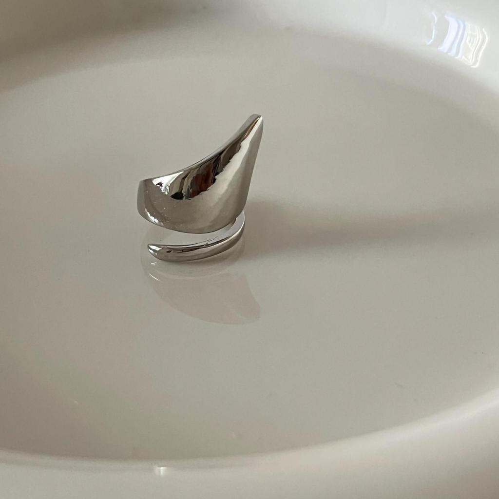 Wide Side Irregular Wide Narrow Ring Female Fashion Personality Temperament Tide Cool Cold Wind Open Finger Ring Index Finger Ring Rings Party Jewelry