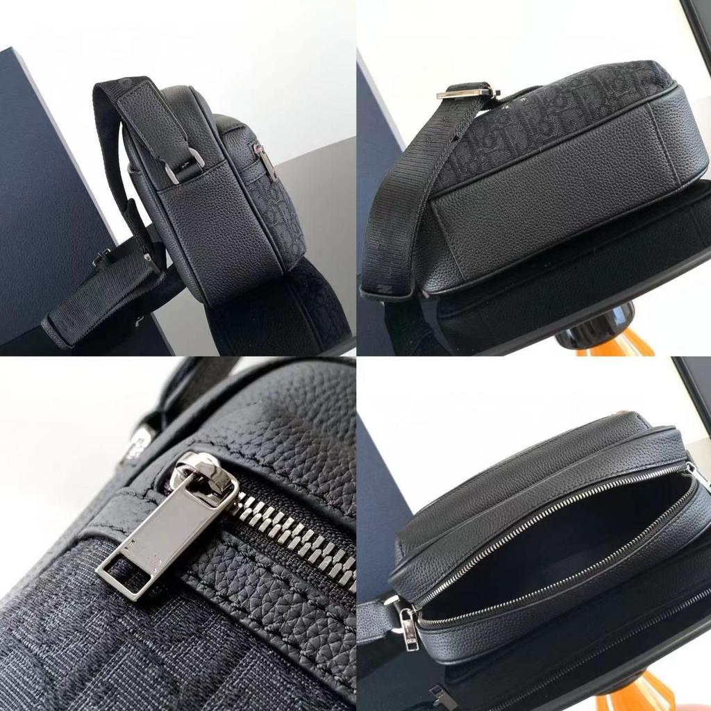 Vintage Męska Haftowana Płócienna Torba Listonoszka i Crossbody na Aparat