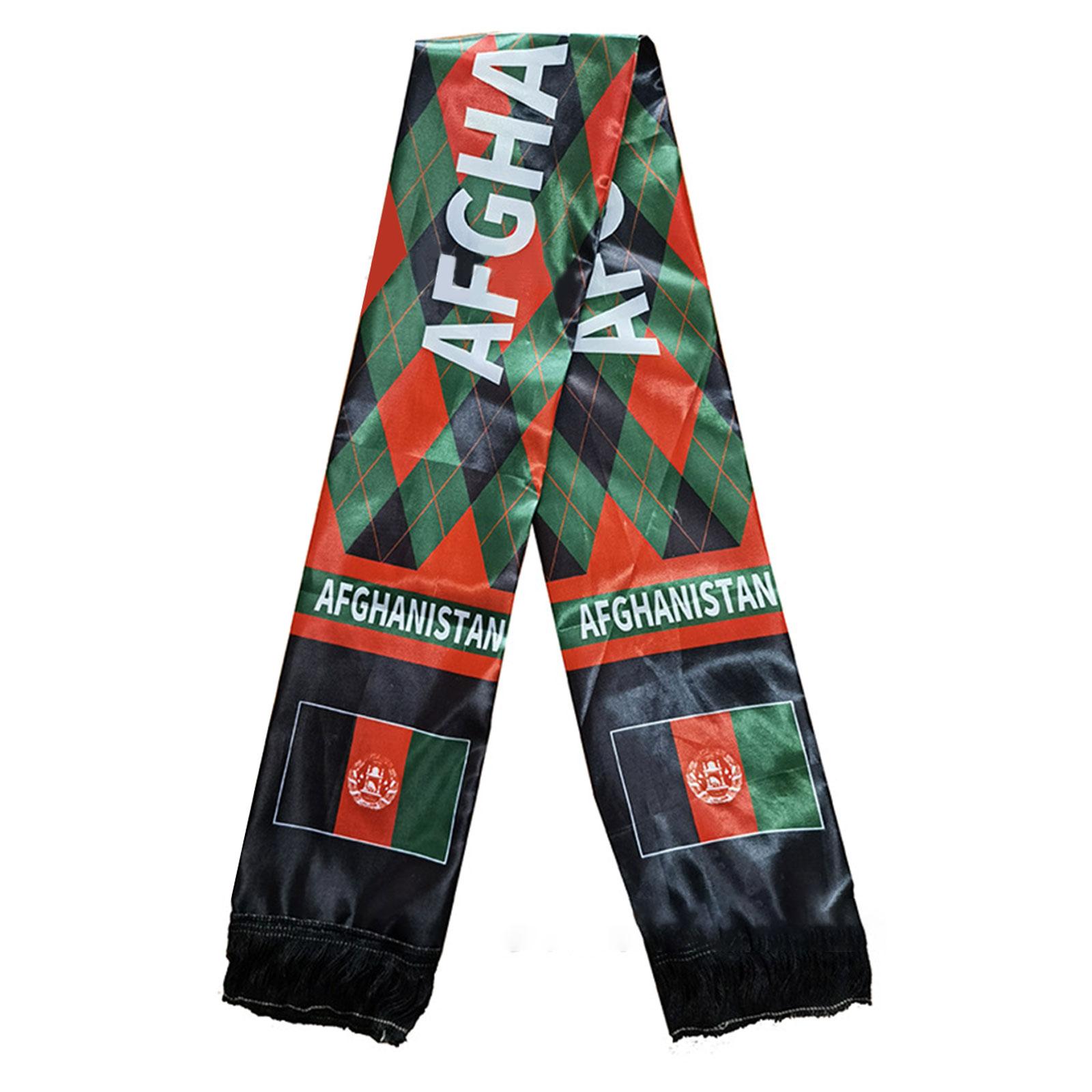 

Афганистан Шарф Праздничная Тематика Национальный Флаг Шейный Платок Длинный Шарф для Футбольных Болельщиков и Украшения для Вечеринок