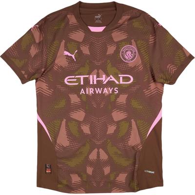 Puma Manchester City Stagione 2024-25 Edizione Giocatore Maglia da Calcio Casa Portiere Moda Manica Corta Uomo top 775103-41