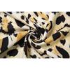 Winter Women's Sexy Spice V-neck Waist Sexy Color Contrast Leopard Print Halter  Dress