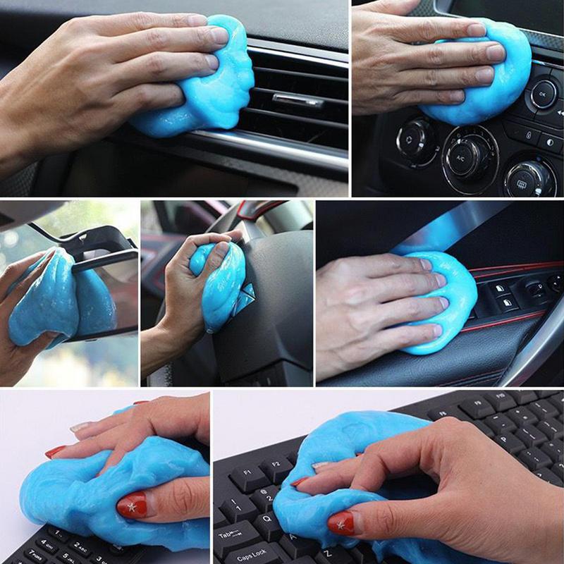 Super Staub Reinigungs Schlamm Staub Tastatur Reiniger Schleim Spielzeug 160g Auto Reinigungs Gel Schlamm Knete Set Für Laptop Reiniger Kleber Auto Teile