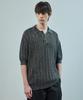 LOGSTORE Rivet Point Half Knit Zip-Up