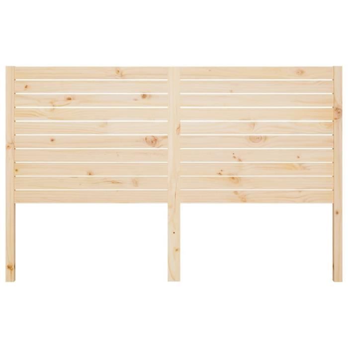 VidaXL Tête de lit 156x4x100 cm Bois massif de pin 819025