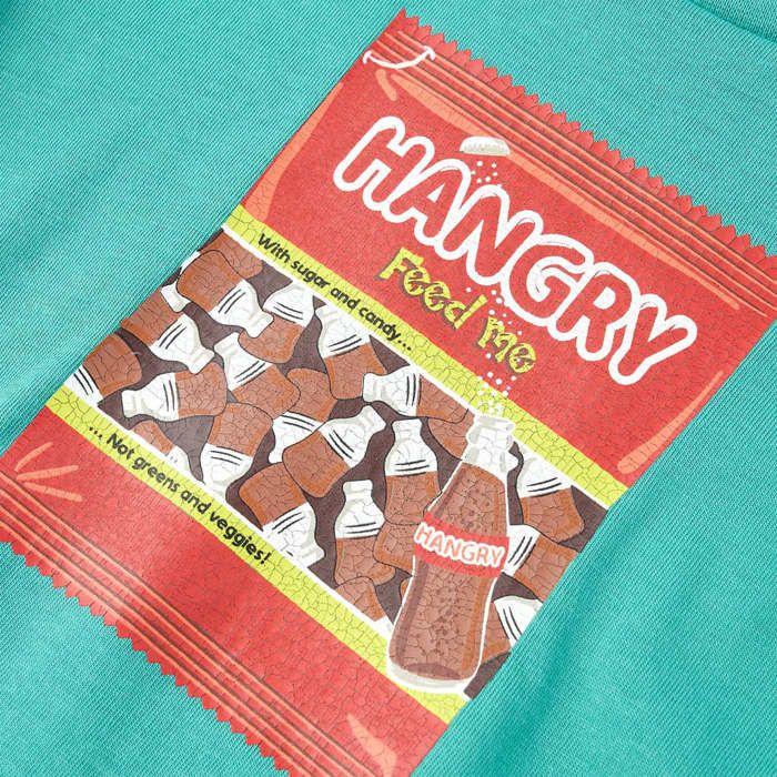 T-shirt pour enfants avec manches courtes menthe foncé 92/104/116/128/140