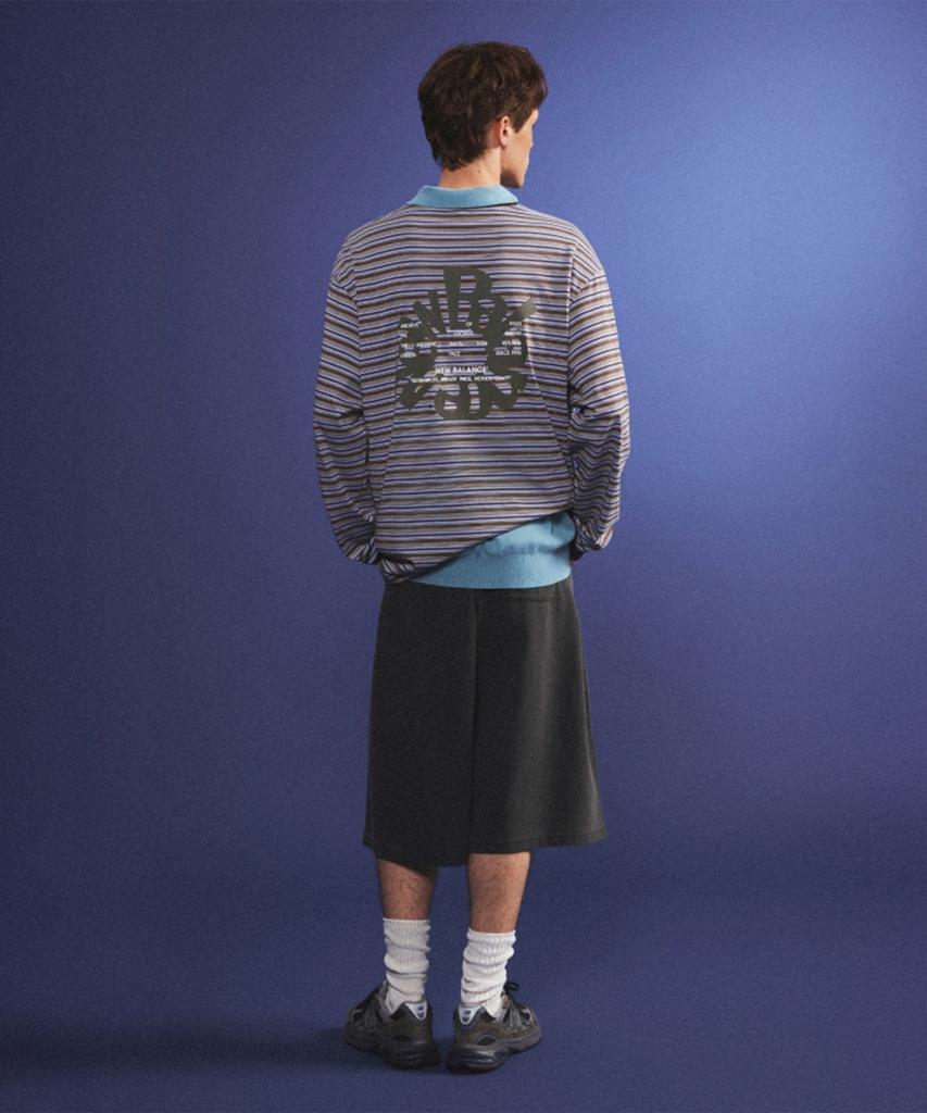 Nyuballanseu Nbndg31723 / Uni Archive Pace Circle Graphic Long Sleeve Tee (Mix)