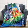 Winnie Pooh Friends Flannel Blanket Super Soft Warm Cozy Blanket For Sofa Bed Office Travel Allseason Home Decor Gift