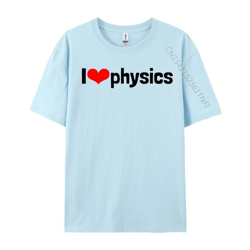 

Clothing I Heart Physics Tshirt Men TShirt Funny Tops Shirt Simple Style Cotton T Shirt Streetwear Men 4XL