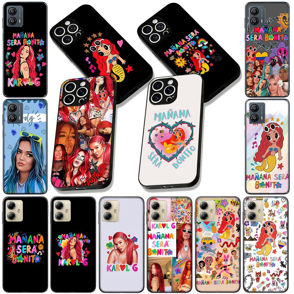 Karol G Manana Sera Bonito Handyhülle für Motorola Moto E13 E20 E32 E22 G22 G23 G32 G60 G72 G7 G8 G82 G9 Plus Power Case