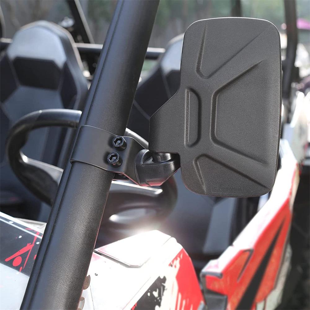 UTV Center View Mirror & 2 Side View Mirrors For Polaris Ranger 500/570/900/1000