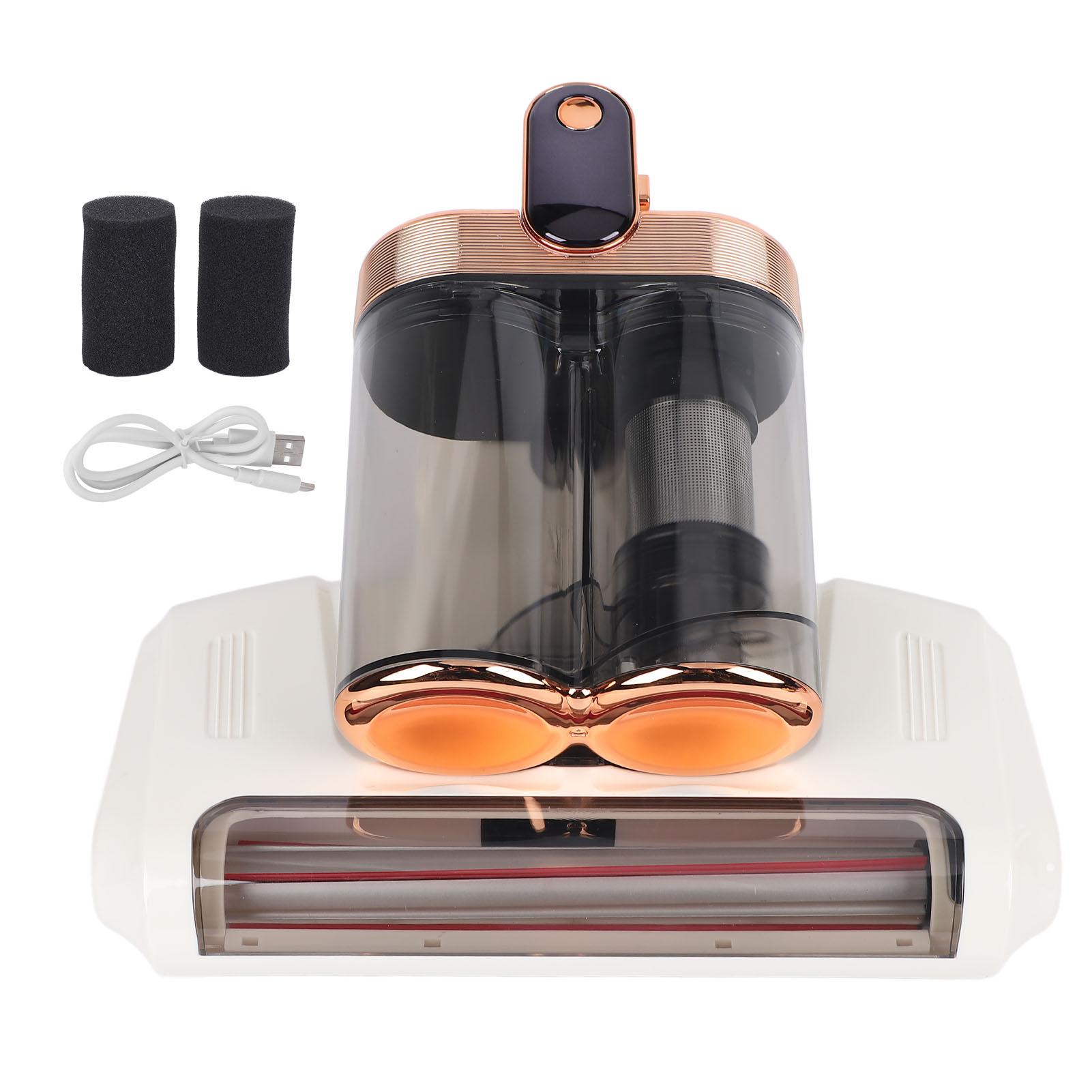 

Пылесос для кровати беспроводной пылесос для матрасов с всасыванием 13000 Па большой пылесборник 520 мл большой всасывающий белого золота