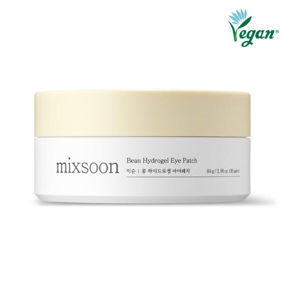 mixsoon Patch pour les yeux hydrogel Cica Hyal, soja et collagène 60 feuilles (3 Options)