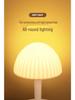 Luxury Glass LED Table Lamp - Eye Protection Night Light for Master Bedroom and Nursery.