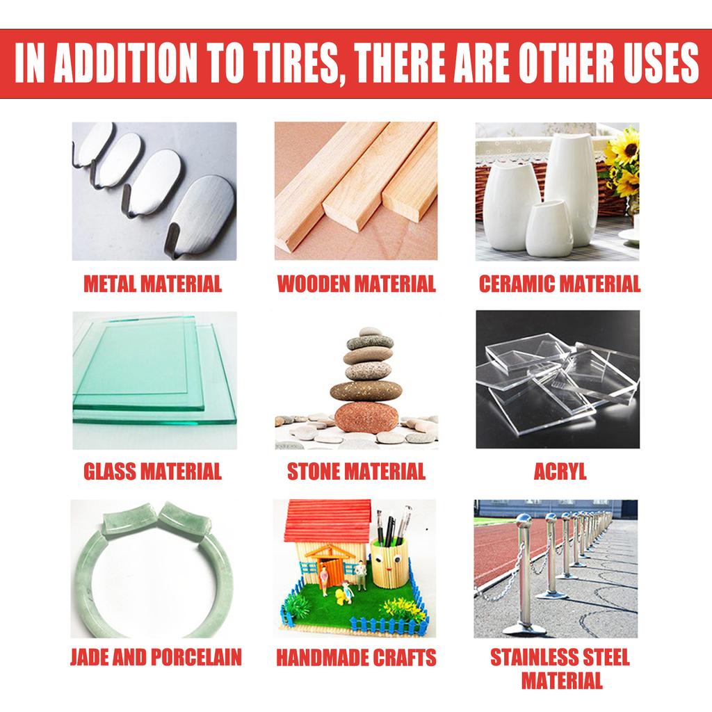 Car Tire Repair Glue, Wheel Crack Repair, Maintenance, Repair, Sealing, Bonding Tire Repair Glue