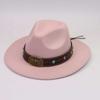 New Fashion High-end Western Cowboy Hat Vacation Travel Ethnic Style Tibetan Woolen Jazz Top Hat
