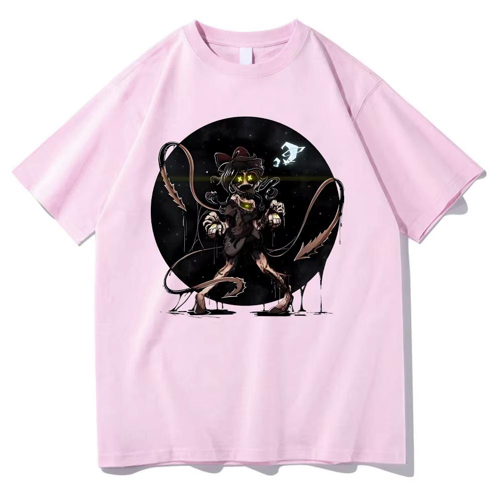 Unisex Bavlněné Tričko Vražedné Drony Top Manga Y2K Letní Tričko Harajuku Tmavá Estetika Trička Pohodlné Krátký Rukáv Top