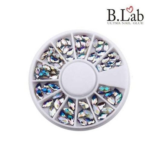 

[RG1P71P8]B.Lab Nail Parts Material Stone Art Crystal Oval