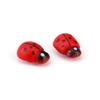 100 pezzi/sacchetto animale coccinella in legno spugna decorazione della casa adesivo da parete artigianato per bambini bambini