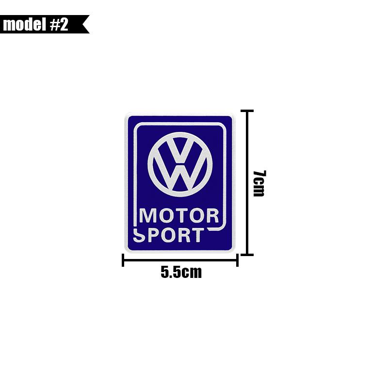 1Pcs 3D Metal Stickers Car Body Trunk Decals Auto Accessories For Volkswagen K51 Passat B5 B6 CC Tiguan Scirocco Sharan Touran Polo