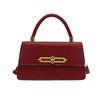 French Niche Underarm Small Bag Women's 2025 New Textured Small Square Bag Personalized Lock Fashion Shoulder Messenger Bag