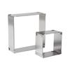 Stainless Steel Cake Mold Ring Adjustable Square Mousse Circle Cake Decorating Tool Cake Cutter Mousse Dessert Baking Mould