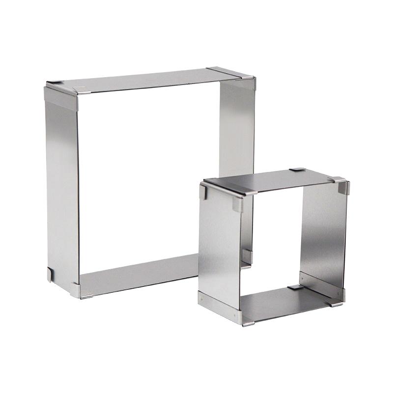 Stainless Steel Cake Mold Ring Adjustable Square Mousse Circle Cake Decorating Tool Cake Cutter Mousse Dessert Baking Mould