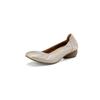 French soft sheepskin low-heeled single shoes women's autumn 2025 genuine leather women's shoes square head shallow mouth versatile soft-soled grandm