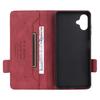 For Samsung Galaxy A06 5G Case Leather Wallet Flip Phone Cover with Hardware Decor