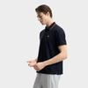FILA F.C. Fashion Classic Simple Retro Casual Comfortable Versatile Knitted Short Sleeve Polo Shirt Men tops Legendary-Blue F11M621102FNV
