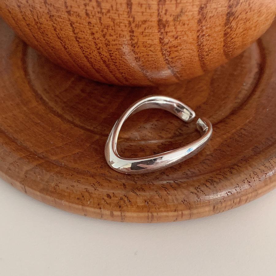 Korean Minimalist Adjustable Open Ring - Versatile Design for Index Finger Open Adjustable