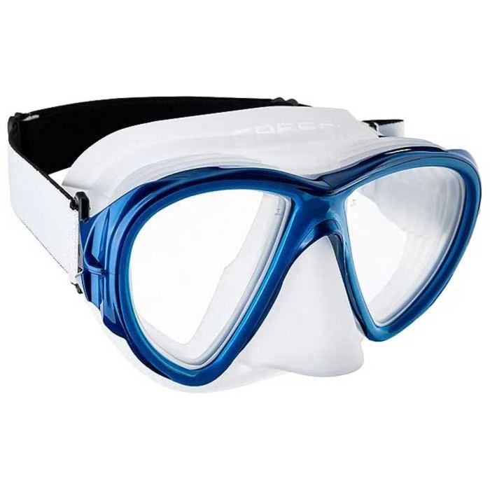 Masque de plongée et snorkeling - cressi - fiji - anti-buée - échangeur de chaleur - unisexe adulte