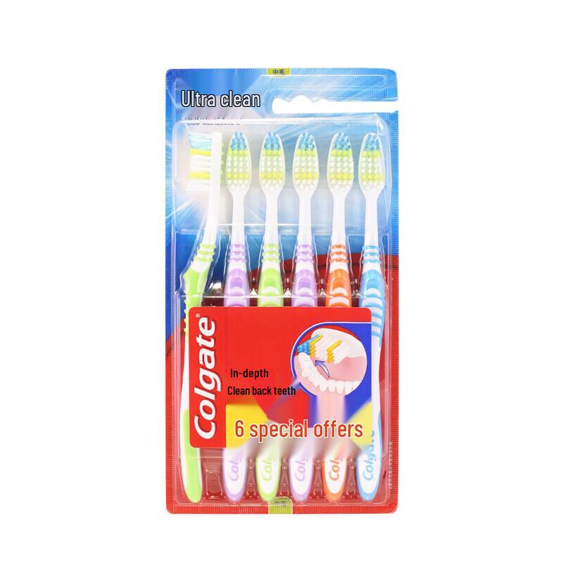 Dove Lime & Berry Bath Foam (400ml) & Colgate Toothbrushes (6-pack)