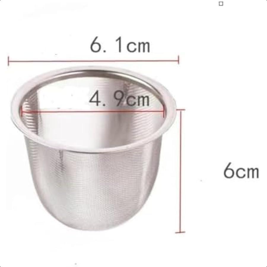 

6 см Многоразовый Чайный Инфузор из Нержавеющей Стали Сетчатый Фильтр Металлический Чайник Замена Сетчатый Фильтр Вставка Корзина для Заваривания Чая Фильтр United States