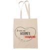 Tote Bag - PLANETEE - Irreplaceable Female Interpreter - Cotton - Printed In France - Large Capacity