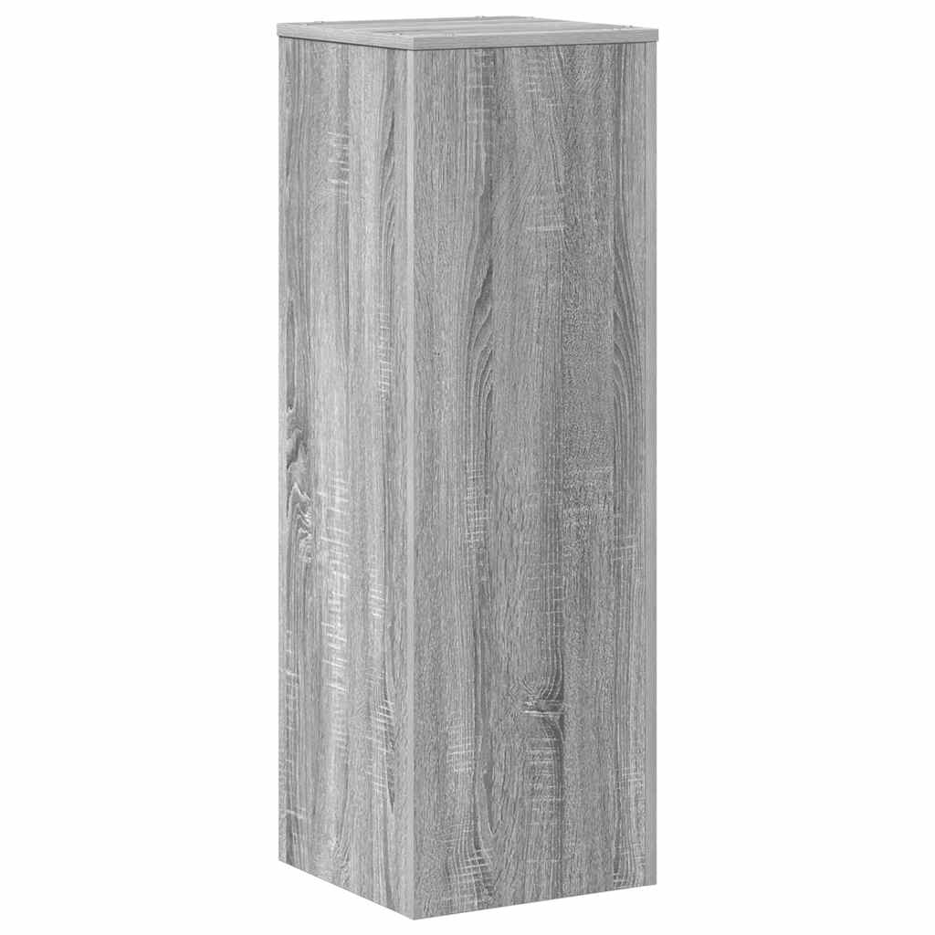 Plant Stand Gray Sonoma 33 x 33 x 100 cm Particleboard