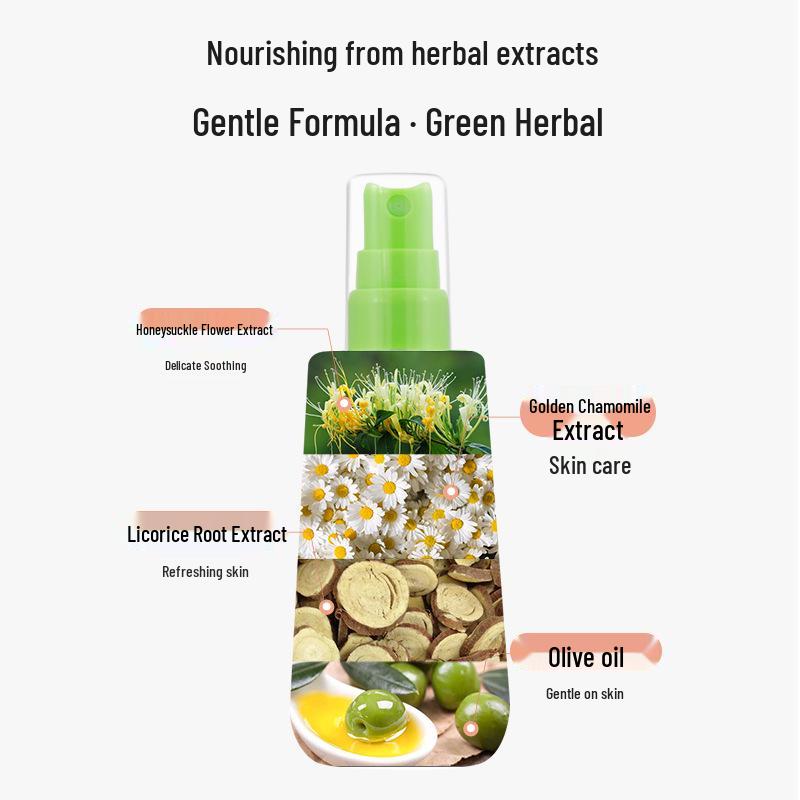 3-Pack Crocodile Baby Olive Herbal Alcohol-Free Cologne Spray - Portable