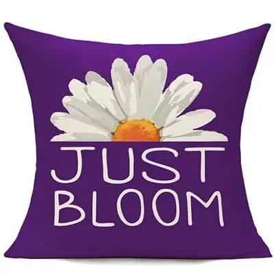 40X40Cm Outdoor Yellow Pillowcase Spring And Summer Decoration Cushion Cover Family Decoration Garden Sofa Daisy