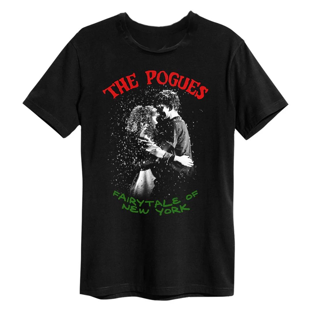 THE POGUES Fairytale Of New York Хлопок Черный Все Размеры Футболка TR487 XS