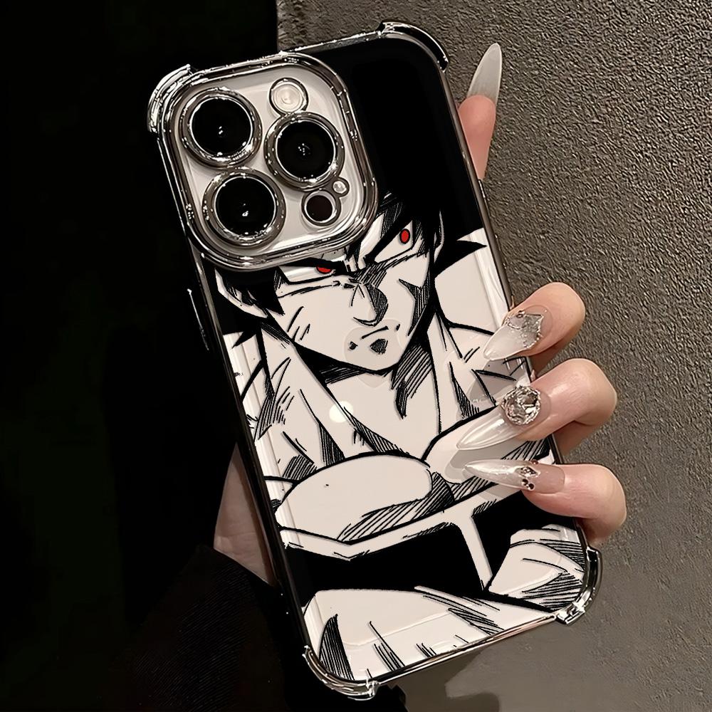 Black Anime Sons Gokus Hot Plating Phone Case For IPhone 17 17e 16e 16 15 14 13 12 11 Pro Max X XR XSMax 8 Mini Air Plus Airabag