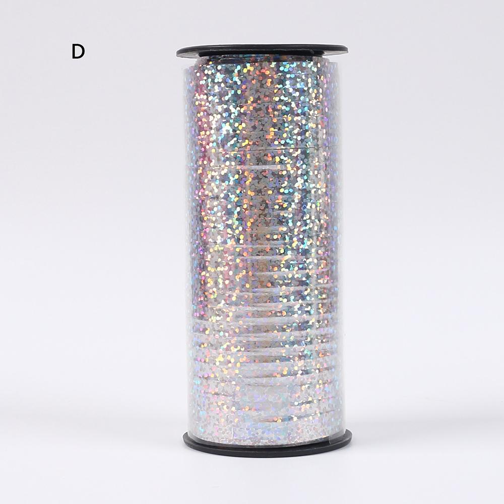 

100Yards/Roll Glitter Curling Ribbons Balloon Ribbons Gift Wrap Ribbons for Crafts Christmas Birthday Wedding Party Decoration Other серебряный