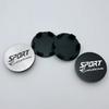 4pcs 51mm Sport Edition Logo Emblem Car Wheel Center Caps Wheel hubcaps Auto Rim Centre Cover Black/Sliver Car Accessories