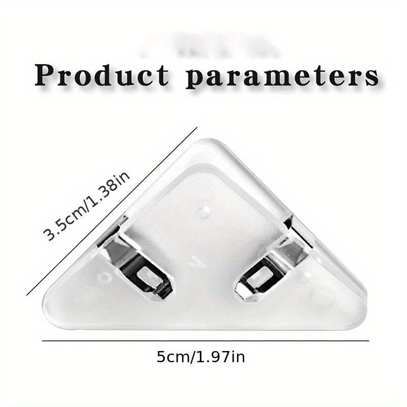 Kawaii 18pcs Triangle Corner Clips File Paper Clips File Index Photo Clamp Page Holder Korean Stationery Office Desk Organizer