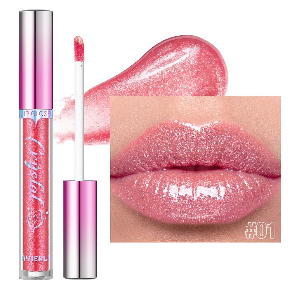 Блеск для губ Galaxy Glitter, Мерцающий блеск для губ, Увеличивающий объем, Увлажняющий, Стойкий, С шиммером, Макияж для губ с точным аппликатором, Длительное увлажнение