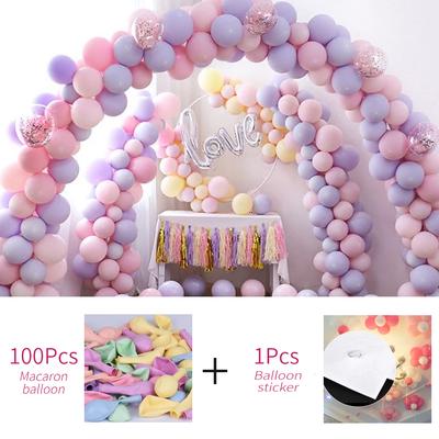 100 X HAPPY BIRTHDAY PRINTED MIX COLOUR BALLOONS BALLOON 23 CM PARTY KIDS DECO A