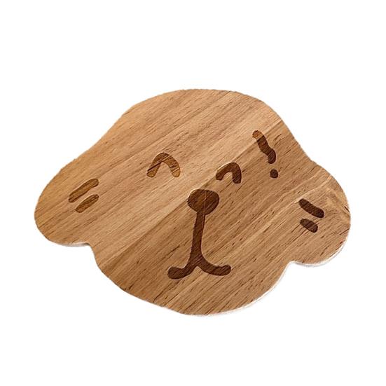 Untersetzer aus Holz Niedliches Cartoon-Tier Wärmeisolierung Tischsets für Kaffee- und Teetassen Multifunktionale Heimdekoration Küchen- und Büroaccessoires